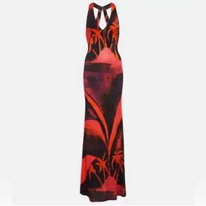 Louisa Ballou “Queen’s Gambit” Stretch-Jersey Dress – Size XL (NWOT)